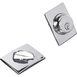 image:imageSchlage B60 N CEN 619 Deadbolt with Century Trim Keyed 1 Side Highest Residential Security Satin NickelChrome Rose