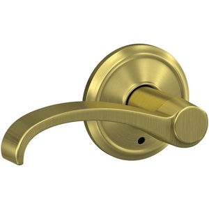 image:imageSchlage Custom FC21 WIT 716 CAM Whitney Lever with Camelot Trim HallCloset and BedBath Lock Aged BronzeSatin Brass