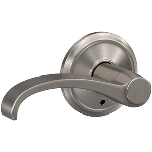 image:imageSchlage Custom FC21 WIT 716 CAM Whitney Lever with Camelot Trim HallCloset and BedBath Lock Aged BronzeSatin Nickel