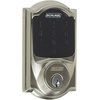 image:imageSCHLAGE BE469NX Camelot Electronic Touchscreen Deadbolt C Keyway with 12344 Latch 10116 Strike Bright Brass FinishSatin Nickel