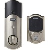 image:imageSCHLAGE BE469NX Camelot Electronic Touchscreen Deadbolt C Keyway with 12344 Latch 10116 Strike Bright Brass FinishSatin Nickel