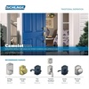 image:imageSchlage B60 N CAM 619 Deadbolt with Camelot Trim Keyed 1 Side Highest Residential Security Satin Nickel