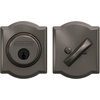 image:imageSchlage B60 N CAM 619 Deadbolt with Camelot Trim Keyed 1 Side Highest Residential Security Satin Nickel