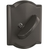 image:imageSchlage B60 N CAM 619 Deadbolt with Camelot Trim Keyed 1 Side Highest Residential Security Satin Nickel