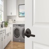 image:imageSchlage F10 LAT 619 Latitude Door Lever Hall amp Closet Passage Lock Satin NickelAged Bronze