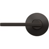 image:imageSchlage F10 LAT 619 Latitude Door Lever Hall amp Closet Passage Lock Satin NickelAged Bronze