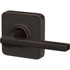 image:imageSchlage F10 LAT 619 Latitude Door Lever Hall amp Closet Passage Lock Satin NickelAged Bronze