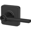 image:imageSchlage F10 LAT 619 Latitude Door Lever Hall amp Closet Passage Lock Satin NickelMatte Black