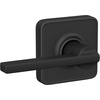 image:imageSchlage F10 LAT 619 Latitude Door Lever Hall amp Closet Passage Lock Satin NickelMatte Black
