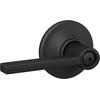 image:imageSchlage F10 LAT 619 Latitude Door Lever Hall amp Closet Passage Lock Satin NickelMatte Black