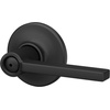 image:imageSchlage F10 LAT 619 Latitude Door Lever Hall amp Closet Passage Lock Satin NickelMatte Black