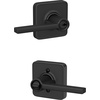 image:imageSchlage F10 LAT 619 Latitude Door Lever Hall amp Closet Passage Lock Satin NickelMatte Black