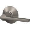 image:imageSchlage F10 LAT 619 Latitude Door Lever Hall amp Closet Passage Lock Satin NickelSatin Nickel