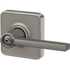 image:imageSchlage F10 LAT 619 Latitude Door Lever Hall amp Closet Passage Lock Satin NickelSatin Nickel