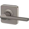 image:imageSchlage F10 LAT 619 Latitude Door Lever Hall amp Closet Passage Lock Satin NickelSatin Nickel