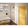 image:imageSchlage F10 V ACC 619 Accent Door Lever Hall amp Closet Passage Lock Pack of 1 Satin NickelSatin Nickel