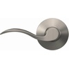 image:imageSchlage F10 V ACC 619 Accent Door Lever Hall amp Closet Passage Lock Pack of 1 Satin NickelSatin Nickel