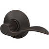 image:imageSchlage F10 V ACC 716 Accent Door Lever Hall amp Closet Passage Lock Aged Bronze1 Pack