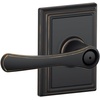 image:imageSchlage F10 VLA 716 ADD Avila Door Lever with Addison Trim Hall amp Closet Passage Lock Aged BronzeAged Bronze