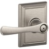 image:imageSchlage F10 VLA 716 ADD Avila Door Lever with Addison Trim Hall amp Closet Passage Lock Aged BronzeSatin Nickel