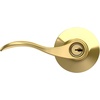 image:imageSchlage F51A ACC 505 Accent Door Lever Keyed Entry Lock Bright BrassPack of 1