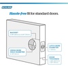image:imageSchlage F51A Acc 622 COH Accent Door Lever with Cohen Trim Keyed Entry Lock Matte Black