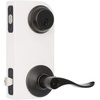 image:imageSchlage FB50N V Acc 716 Single Cylinder Deadbolt and Keyed Entry Accent Lever Aged BronzeNo Size
