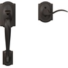 image:imageSchlage FE285 716 Acc CAM LH Lower Half Handleset Camelot Interior Trim Aged Bronze