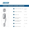 image:imageSchlage FE365CAM619GEO Schlage FE365CAMGEO Camelot Electronic Handleset with Georgian Knob