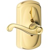 image:imageSchlage FE595 V PLY 505 FLA Plymouth Keypad Entry with FlexLock and Flair Lever Bright BrassBright Brass