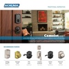 image:imageSchlage FE695 Camelot by Accent Keyless Touch Lever Lock with 16211 Latch 10063 Strike Aged Bronze Finish