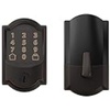image:imageSchlage Lock Company BE489WB CAM 716 Schlage Encode Smart WiFi Deadbolt with Camelot Trim in Aged Bronze Company Camelot Front Entry Handle Georgian Interior Knob Aged Bronze