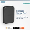 image:imageSchlage Sense Pro UWB Smart Lock HandsFree Unlock Keyless Entry Deadbolt WiFi Touchscreen Keypad Works with Apple Home Key amp Matter Over Thread Satin Nickel BE889WB V SEP 619Matte Black