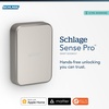 image:imageSchlage Sense Pro UWB Smart Lock HandsFree Unlock Keyless Entry Deadbolt WiFi Touchscreen Keypad Works with Apple Home Key amp Matter Over Thread Satin Nickel BE889WB V SEP 619Satin Nickel