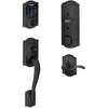 image:imageSCHLAGE ZWave Connect Camelot Touchscreen Deadbolt with BuiltIn Alarm Works with Amazon Alexa via Wink Aged Bronze FE469NX ACC 716 CAM LHAged Bronze