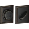 image:imageSchlage B60 N ADD 716 Deadbolt with Addison Trim Keyed 1 Side Highest Residential Security Aged Bronze