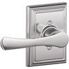 image:imageSchlage F10 VLA 716 ADD Avila Door Lever with Addison Trim Hall amp Closet Passage Lock Aged BronzeBright Chrome