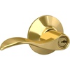 image:imageSchlage F51A ACC 505 Accent Door Lever Keyed Entry Lock Bright BrassPack of 1