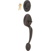 image:imageSchlage F58 PLY 622 Plymouth Handleset Exterior Matte Black Exterior Half Only