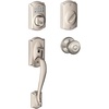 image:imageSchlage FE365CAM619GEO Schlage FE365CAMGEO Camelot Electronic Handleset with Georgian Knob