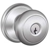 image:imageSchlage F51A Andover 626 Andover Entry Door Lock Satin Chrome