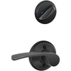 image:imageSchlage F59 MER 619 RH Merano Interior RightHanded Lever with Deadbolt Satin Nickel Interior Half OnlyAged Bronze