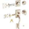 image:imageSchlage F62ADDSIE Double Cylinder Addison Handleset with Siena Interior Knob f Satin Nickel