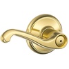 image:imageSchlage Lock Company F40 FLA 605 625 RH Schlage Flair Right Hand Privacy Lever Polished BrassPolished Chrome