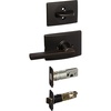 image:imageSchlage Lock Company F59LAT716CEN Aged Bronze FSeries Latitude Interior Pack Lever Set with Single Cylinder Deadbolt and Decorative Century Rose Interior Half Only