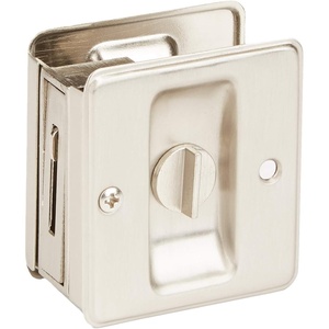 image:imageSCHLAGE LOCK CO SC991B619 Sliding DR Lock Satin Nickel