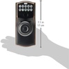 image:imageSCHLAGE FE595 CAM 716 16211 10063 Camelot by Georgian Keypad Knob with Flex Lock Aged Bronze