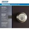image:imageSchlage Deadbolt amp Door Handle Set Accent Lever Matte Black  Front door set with single cylinder deadbolt amp reversible entry lever Keyed alike Certified security amp durability 2 keysPack of 1