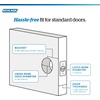 image:imageSchlage Greenwich Single Cylinder Front Door Deadbolt Satin Brass  Single cylinder deadbolt with keyed outside amp thumbturn inside Universal fit Highest residential security amp durability