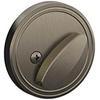 image:imageJSeries by Schlage Deadbolt with Standard Trim Keyed 1 Side Highest Residential Security Satin Nickel JD60 619Antique Pewter
